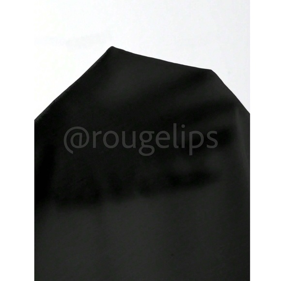 Cotton Padded Shoulders Black Muscle Tee Shirt Stretchy Round Neck - Picture 7 of 8